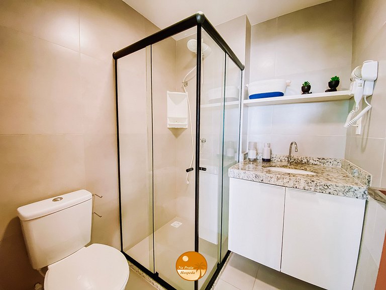 M1115 - Encantador Studio Vista Mar - 6x S/ Juros