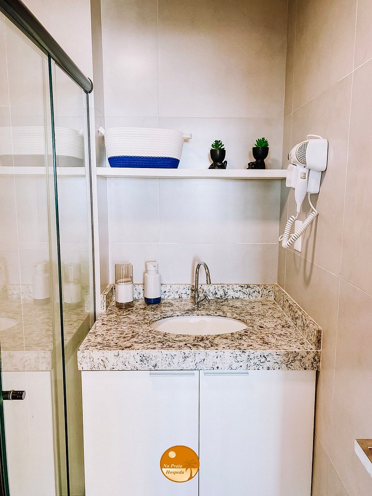 M1115 - Encantador Studio Vista Mar - 6x S/ Juros