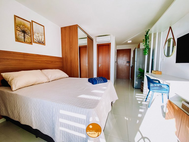 M1115 - Encantador Studio Vista Mar - 6x S/ Juros