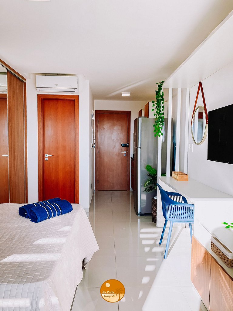 M1115 - Encantador Studio Vista Mar - 6x S/ Juros