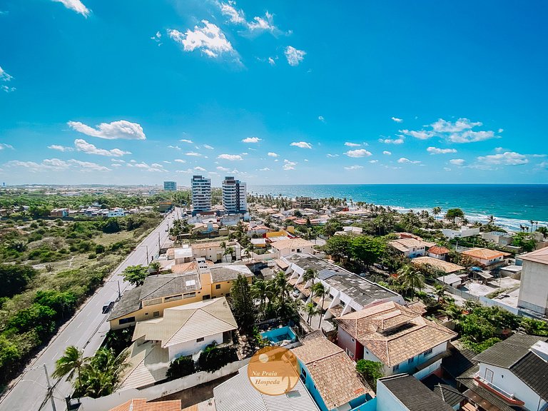 M803- Lindo Studio Vista Mar, Piscina, Academia