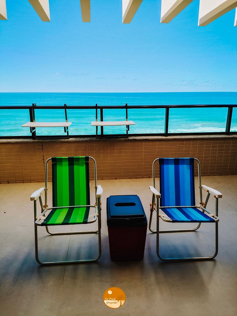 V703 - VISTA de Cinema, Piscina Borda Infinita, Beira Mar