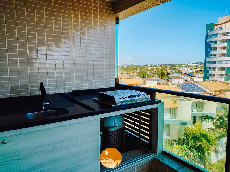V307-Beira Mar, Varanda Gourmet, Piscina, Academia