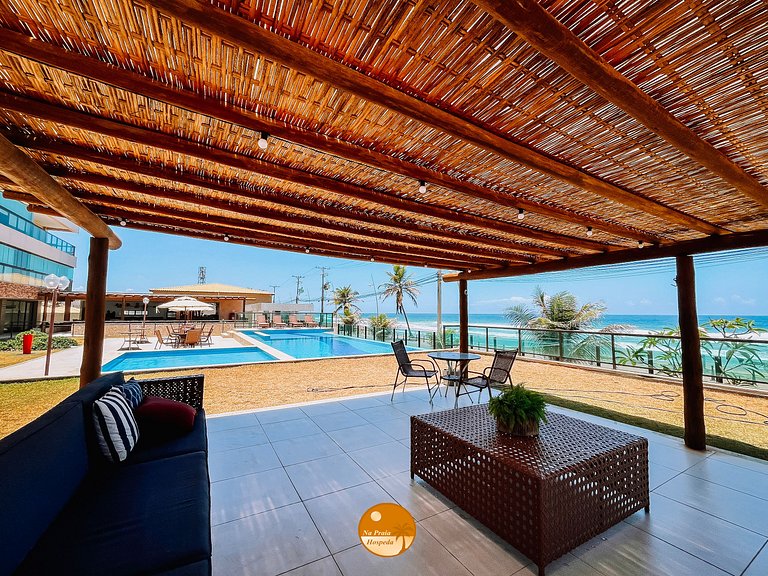 V403- VISTA MAR e Piscina, Pé na Areia, Garagem