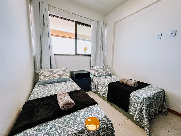 V403- VISTA MAR e Piscina, Pé na Areia, Garagem