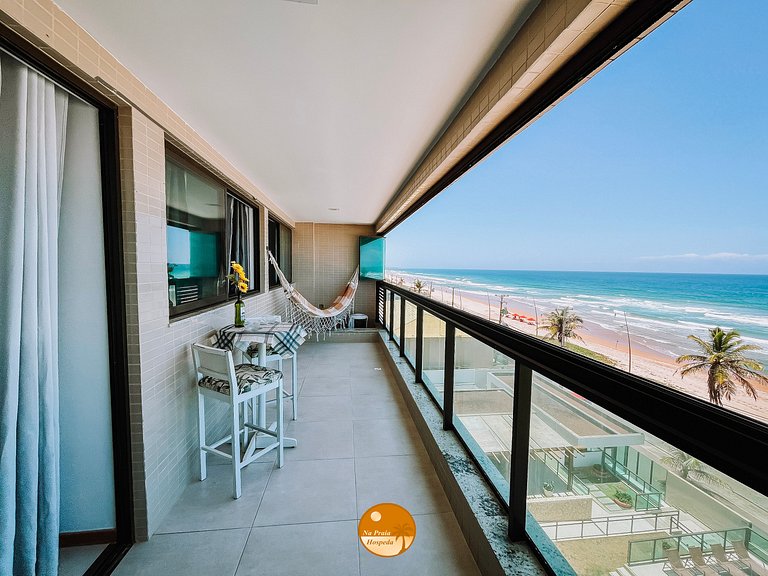 V403- VISTA MAR e Piscina, Pé na Areia, Garagem
