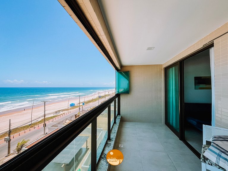 V403- VISTA MAR e Piscina, Pé na Areia, Garagem