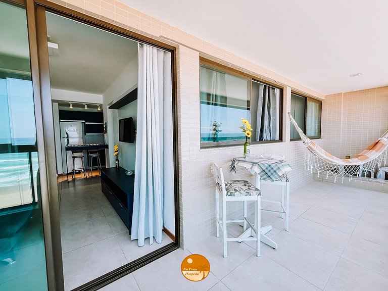 V403- VISTA MAR e Piscina, Pé na Areia, Garagem